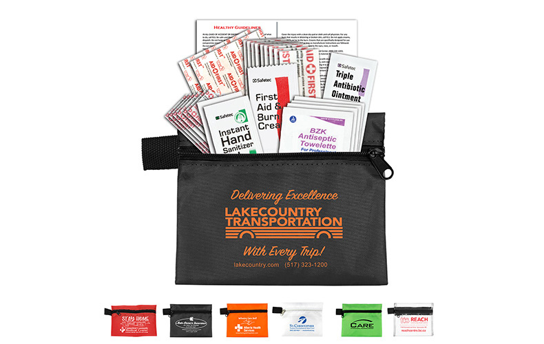 27 Piece First Aid in Zipper Pouch